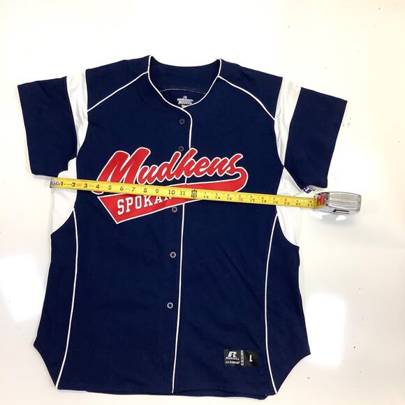 NWT Womens Spokane Mudhens Embroidered Softball Jersey #10 Sz Large - Picture 7 of 7